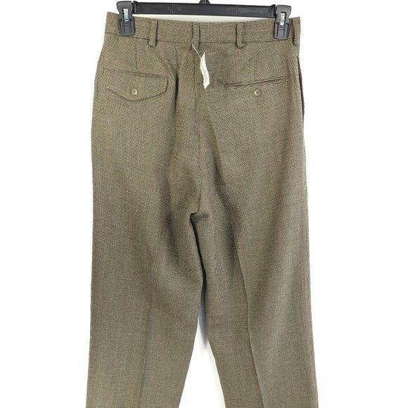 Vtg Polo Ralph Lauren Pants Men's 31x36 Wool Multicolor Stewart Sport Trousers - Picture 3 of 12